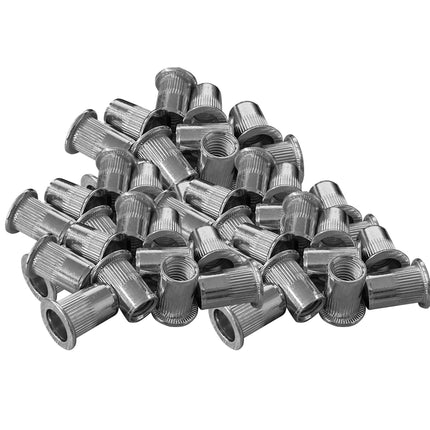 Nitonakrętka radełkowana M12 ocynkowana z kołnierzem  zakres 1-4 mm 50 szt 4N-0025