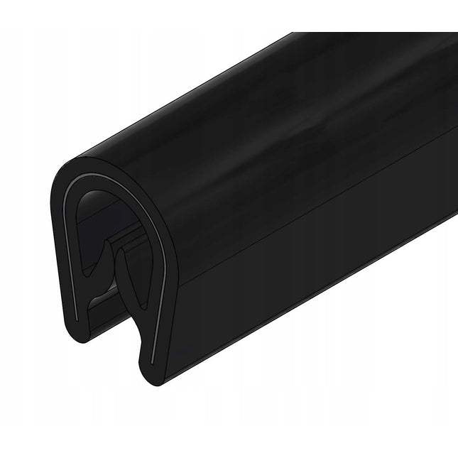 Uszczelka krawędziowa zbrojona samozaciskowa 1-4 mm PVC 1 m 12EUK-0025