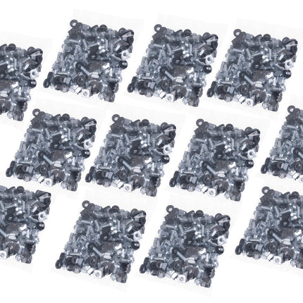 ZESTAW MONTAŻOWY ŚRUBY MONTAŻOWE M6 DO SZAFY RACK 19" 10" 4x50 SREBRNE Euro-Box