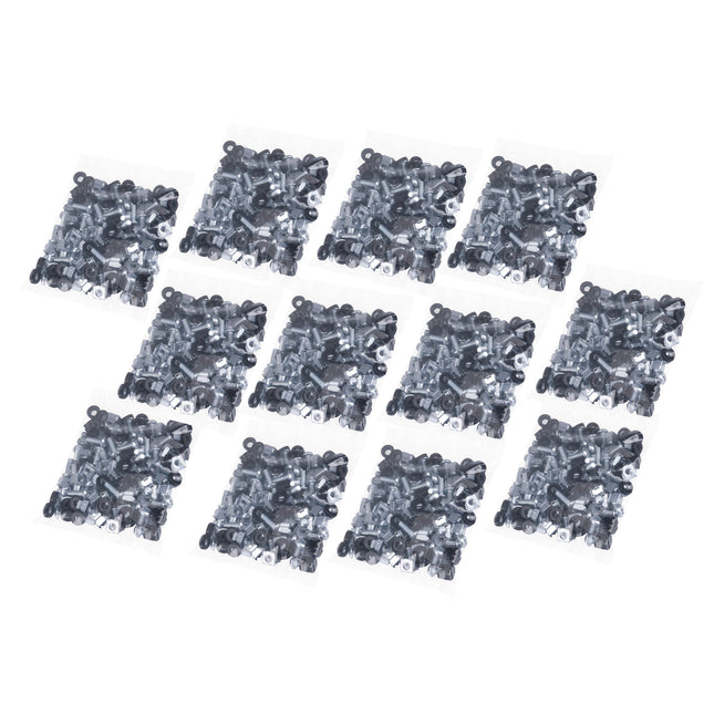 ZESTAW MONTAŻOWY ŚRUBY MONTAŻOWE M6 DO SZAFY RACK 19" 10" 4x50 SREBRNE Euro-Box