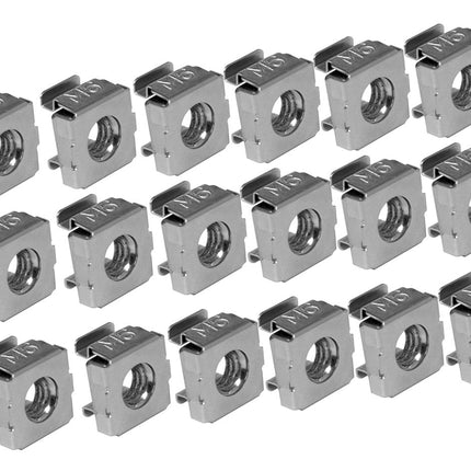 Nakrętka koszyczkowa M6 T2 biały ocynk 100 szt. klipsowa 4N-0001 Euro-Box