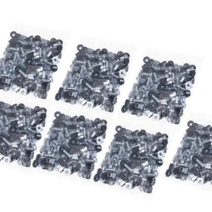 ZESTAW MONTAŻOWY ŚRUBY MONTAŻOWE M6 DO SZAFY RACK 19" 10" 4x20 SREBRNE Euro-Box