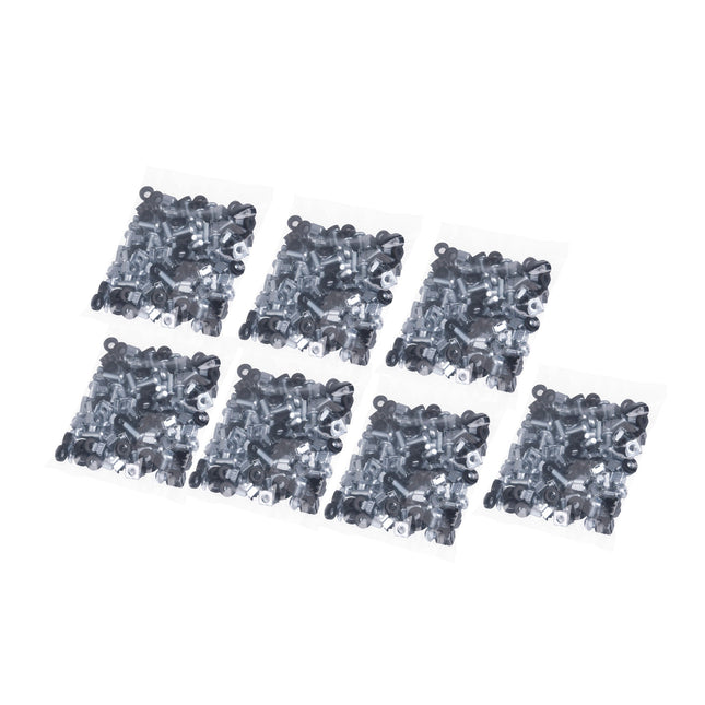 ZESTAW MONTAŻOWY ŚRUBY MONTAŻOWE M6 DO SZAFY RACK 19" 10" 4x20 SREBRNE Euro-Box