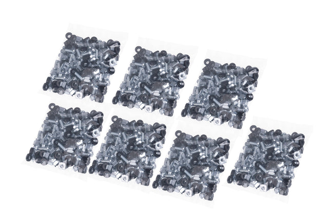 ZESTAW MONTAŻOWY ŚRUBY MONTAŻOWE M6 DO SZAFY RACK 19" 10" 4x20 SREBRNE Euro-Box