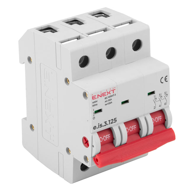 Rozłącznik izolacyjny wyłącznik główny 3P 125A