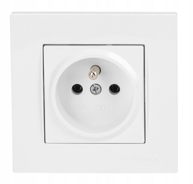 Gniazdo elektryczne pojedyncze z uziemieniem RITA Euro-Box