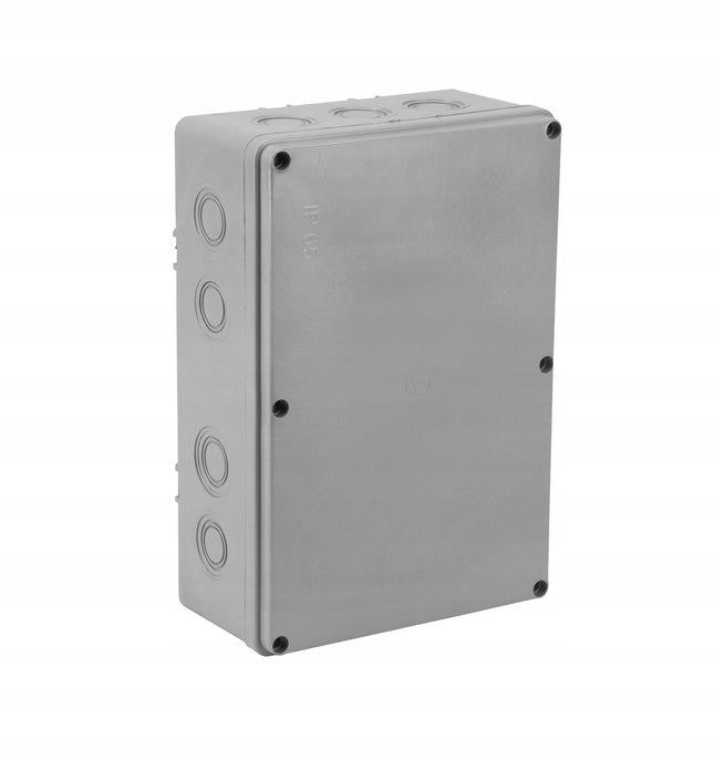 Puszka elektryczna montażowa natynkowa hermetyczna 180x270x100 14 przyłączeń Euro-Box