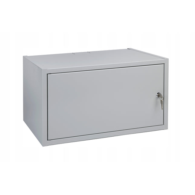 Szafa RACK 19" LC wisząca 6U 350 mm drzwi pełne RAL7035 szara