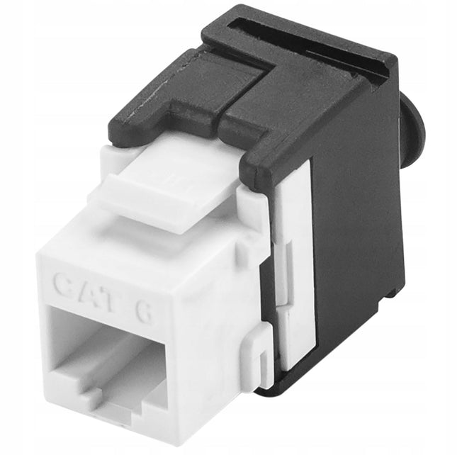 Gniazdo keyston RJ45 KAT.6 beznarzędziowy Euro-Box