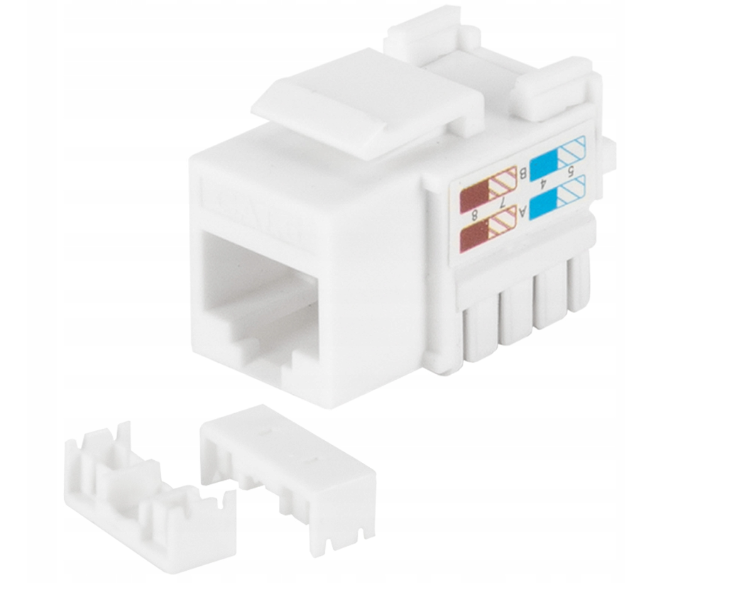 Keystone RJ45 Socket Cat. 6 UTP 90° – EuroBox.pl