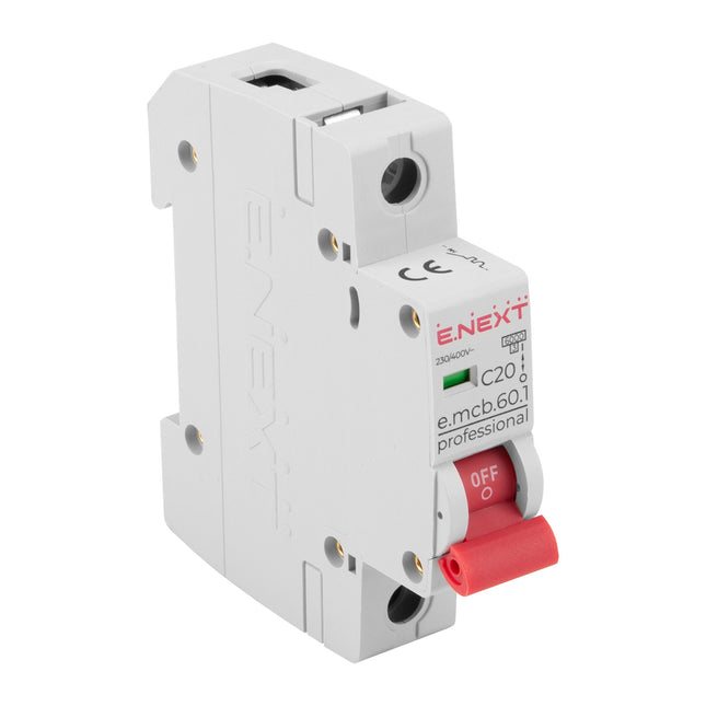 Wyłącznik nadprądowy bezpiecznik C20 1P 20A