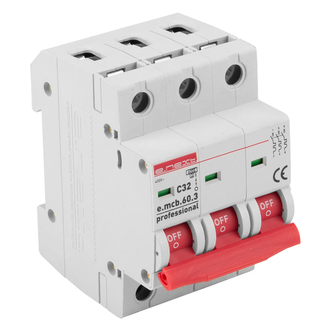 Wyłącznik nadprądowy bezpiecznik C32 3P 32A