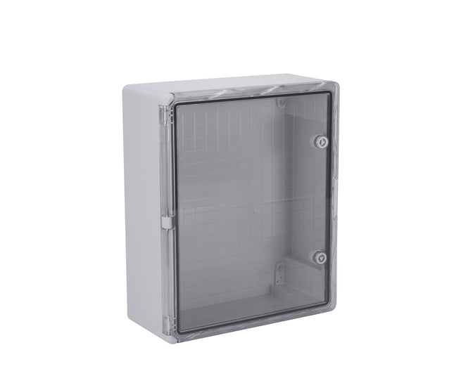 Rozdzielnia skrzynka montażowa obudowa elektryczna hermetyczna IP65 ABS 40x50x17,5 drzwi transparentne Euro-Box