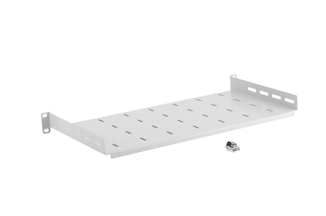 Półka stała do szafy RACK 19" 1U 250 mm szara Euro-Box