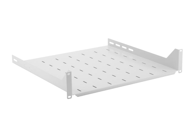 Półka stała do szafy RACK 19" 2U 450 mm szara Euro-Box