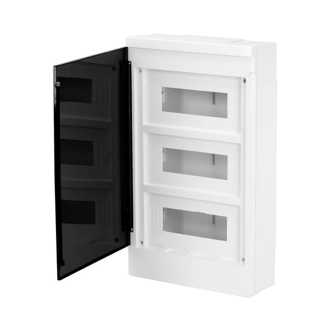 Rozdzielnica elektryczna natynkowa 3x12 modułów Euro-Box