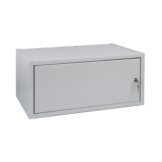 Szafa RACK 19" LC  wisząca 4,5U 350 mm drzwi pełne RAL7035 szara