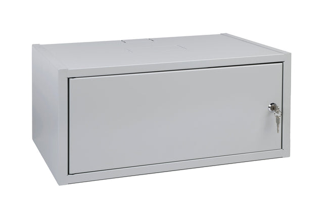 Szafa RACK 19" LC  wisząca 4,5U 350 mm drzwi pełne RAL7035 szara Euro-Box