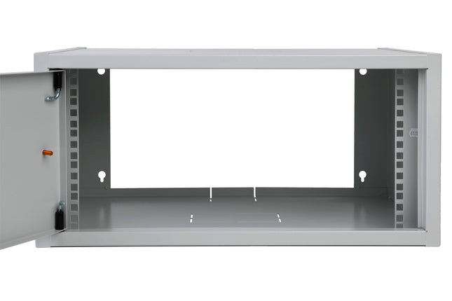 Szafa RACK 19" LC  wisząca 4,5U 350 mm drzwi pełne RAL7035 szara Euro-Box