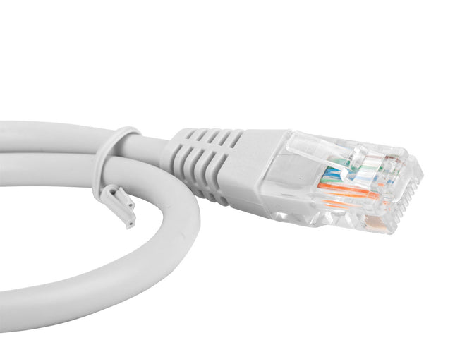 Kabel sieciowy patchcord LAN UTP kat.5E 0,5m Euro-Box