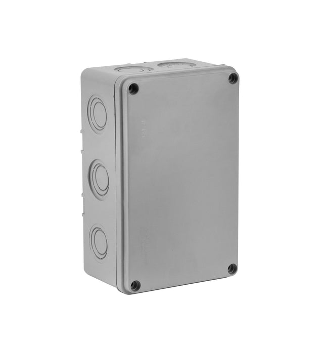 Puszka elektryczna montażowa natynkowa hermetyczna 110x180x77 10 przyłączeń Euro-Box