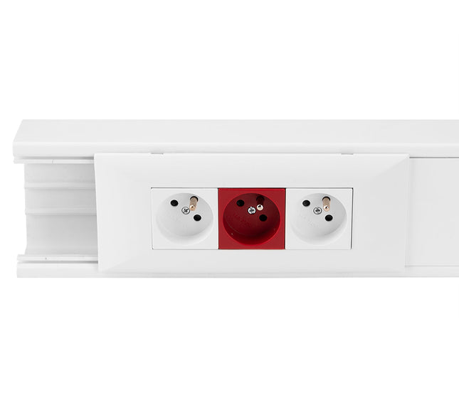 Koryto kablowe modularne kanał elektroinstalacyjny 100x50 2 m do montażu systemu ramek Euro-Box