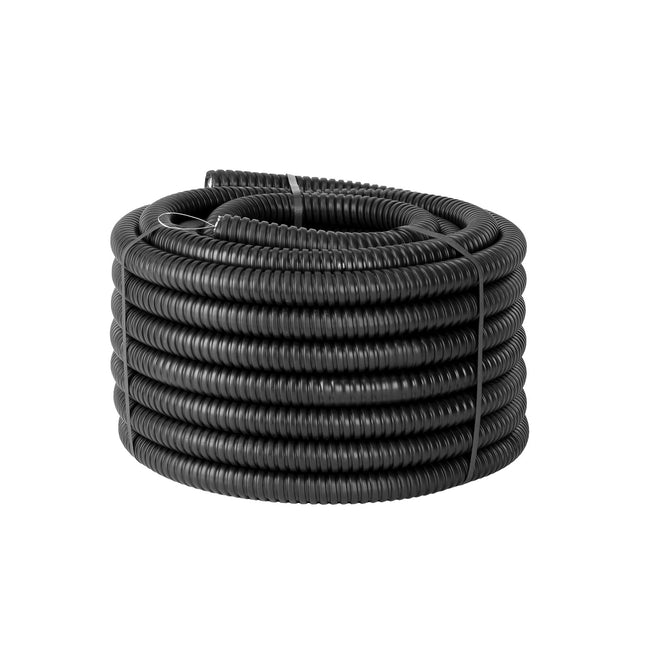 Rura metalowa peszel Fi 26/32 25 m w powłoce PVC z pilotem